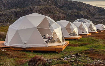 Glamping marquees